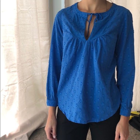 J. Crew Tops - J.Crew Polka Dot Blouse